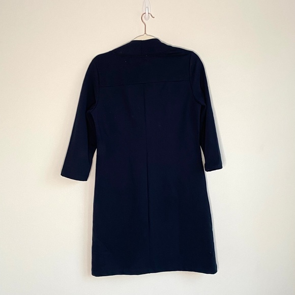 Tyler Boe V Neck Navy Casual Dress - Picture 2 of 7